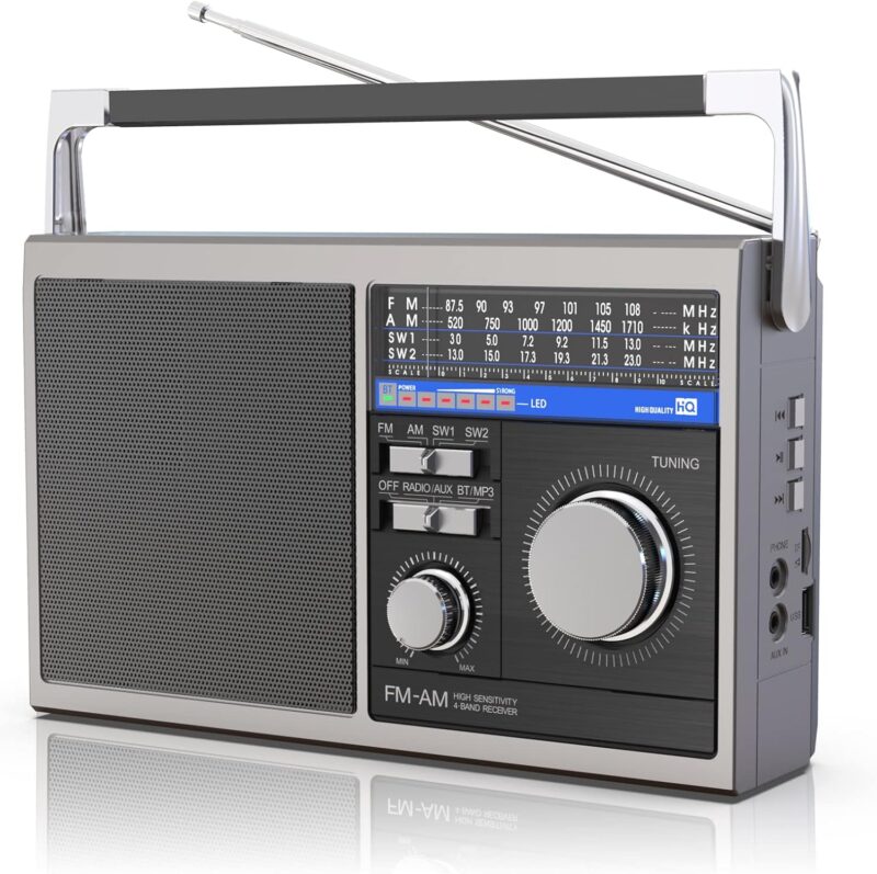 ba88-9ad970c3c7be 便攜式 AM FM 收音機,短波晶體管收音機
